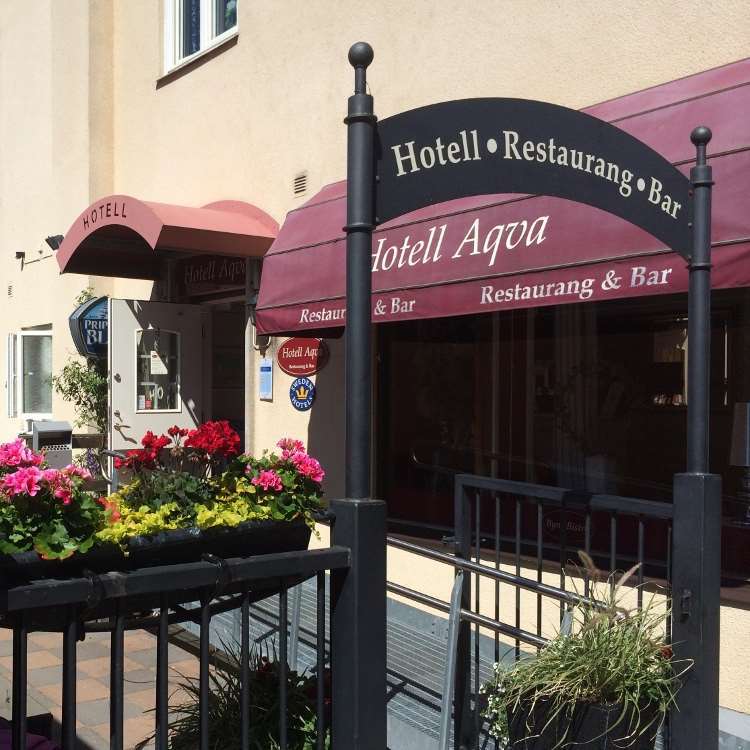Hotell Aqva Restaurang & Bar Ett Biosfaerhotell Med Fokus Pa Hallbarhet Mariestad Exterior foto